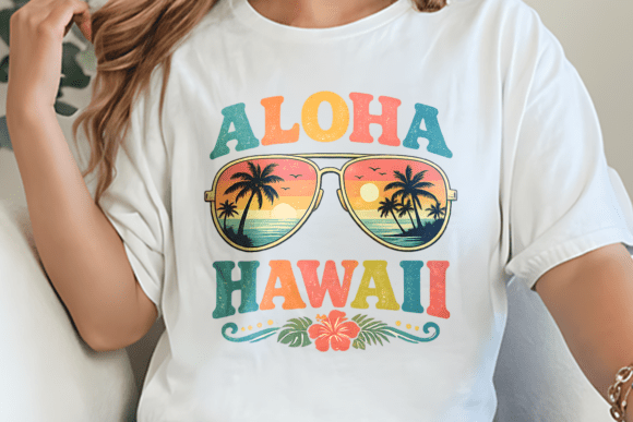 Aloha Hawaii Retro Aviator PNG: Bringing Tropical Nostalgia to Your Creative Projects