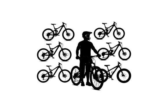Cyclist Holding Mountain Bike Surrounded: A Design Evaluation