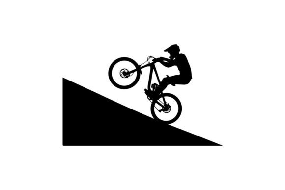 Dirt Bike Motocross Jump Silhouette Agai
