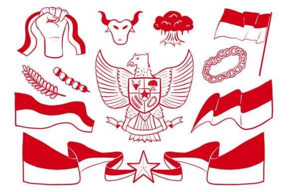 Elevating National Pride: The Strategic Value of the Indonesia Merdeka Pancasila Elements Set for Modern Creators