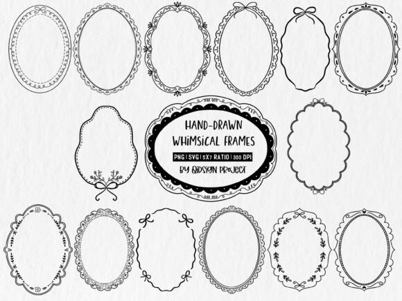 Evaluating the Hand Drawn Whimsical Frames SVG Bundle for Creative Projects