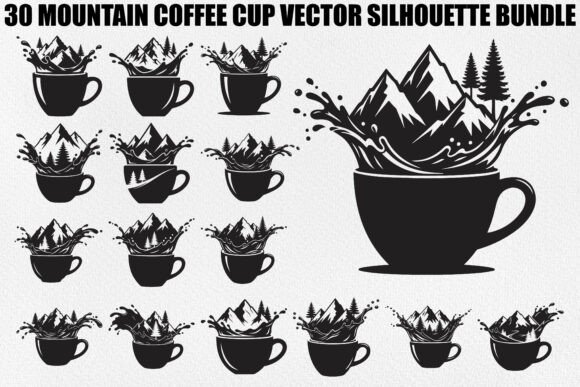 Evaluating the Mountain Coffee Cup Design Bundle for Creative Projects