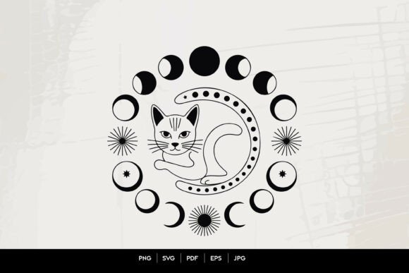 Evaluating the Mystical Moon Cat SVG for Creative Projects