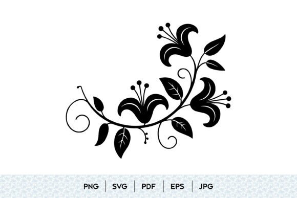 Mastering Floral Vine Silhouette Art