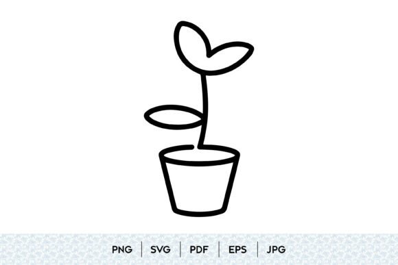 Minimal Plant Pot Line Art SVG: A Guide to Modern Botanical Design