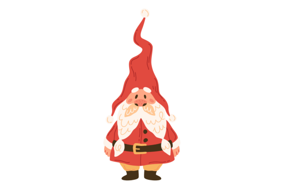 Santa Character: Festive Winter Holiday Design