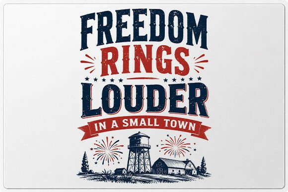 Small Town Patriotic PNG: A Design Evaluation for Crafters and Makers