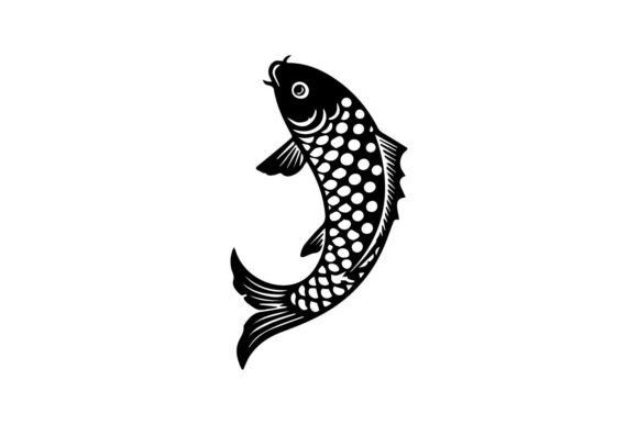 The Artistic and Practical Power of Black Silhouette Fish Illustrations