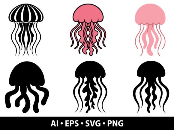 Unlocking Creative Potential with the Jellyfish Vector SVG Bundle