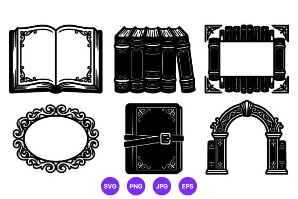 Unlocking the Charm of Vintage Book Collection Vector Art for Modern Design
